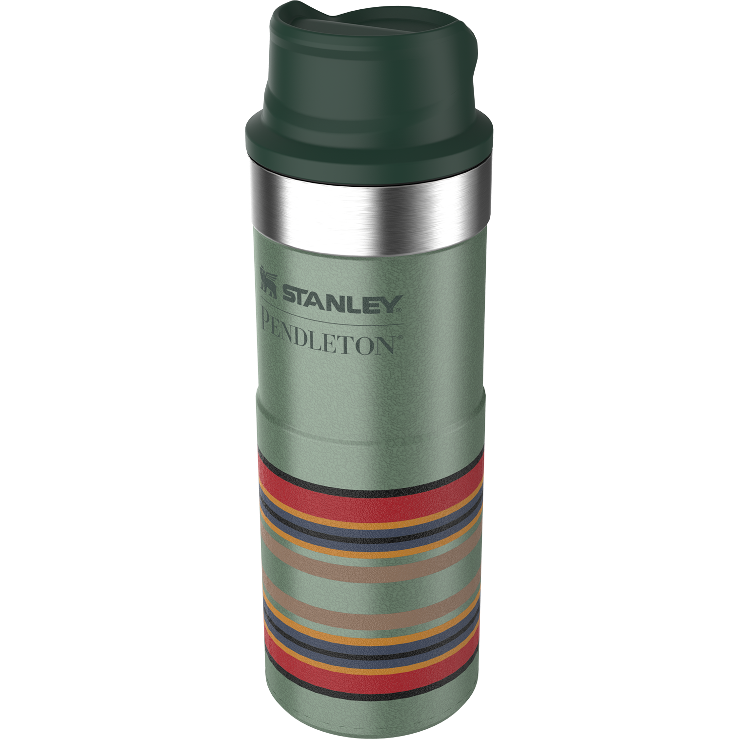 Pendleton Yakima Camp Stripes Trigger-Action Travel Mug 0.47L
