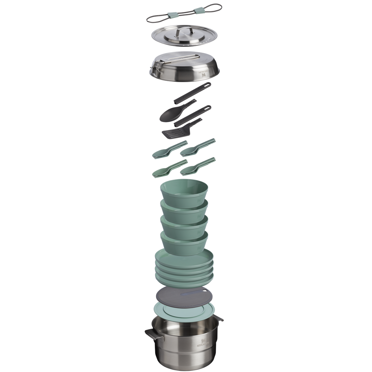 Wildfare Core Full Serve Cookset | 20-piece set | 3.78L