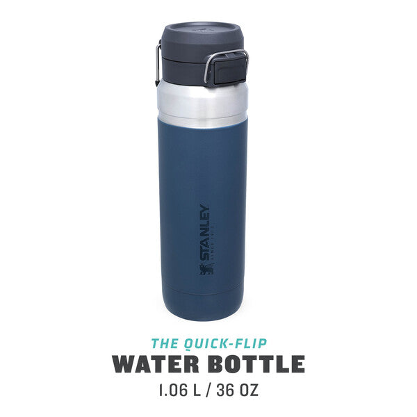 New STANLEY Quick Flip Go Insulated Stainless Water Bottle 36 oz Polar  White