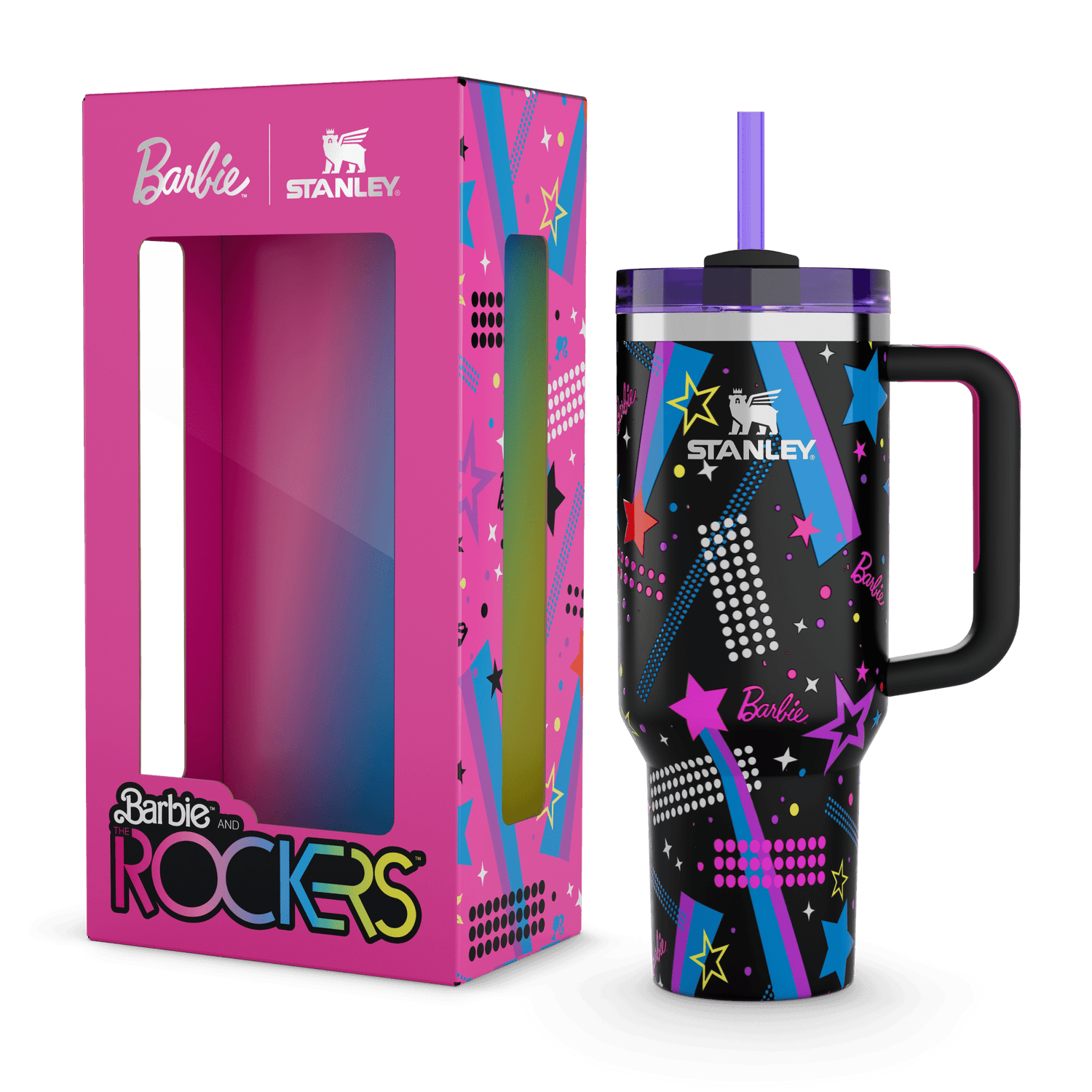 Stanley 1913 The Barbie™ x Stanley Icon Quencher 1.18L in 80's Rockers | View 2