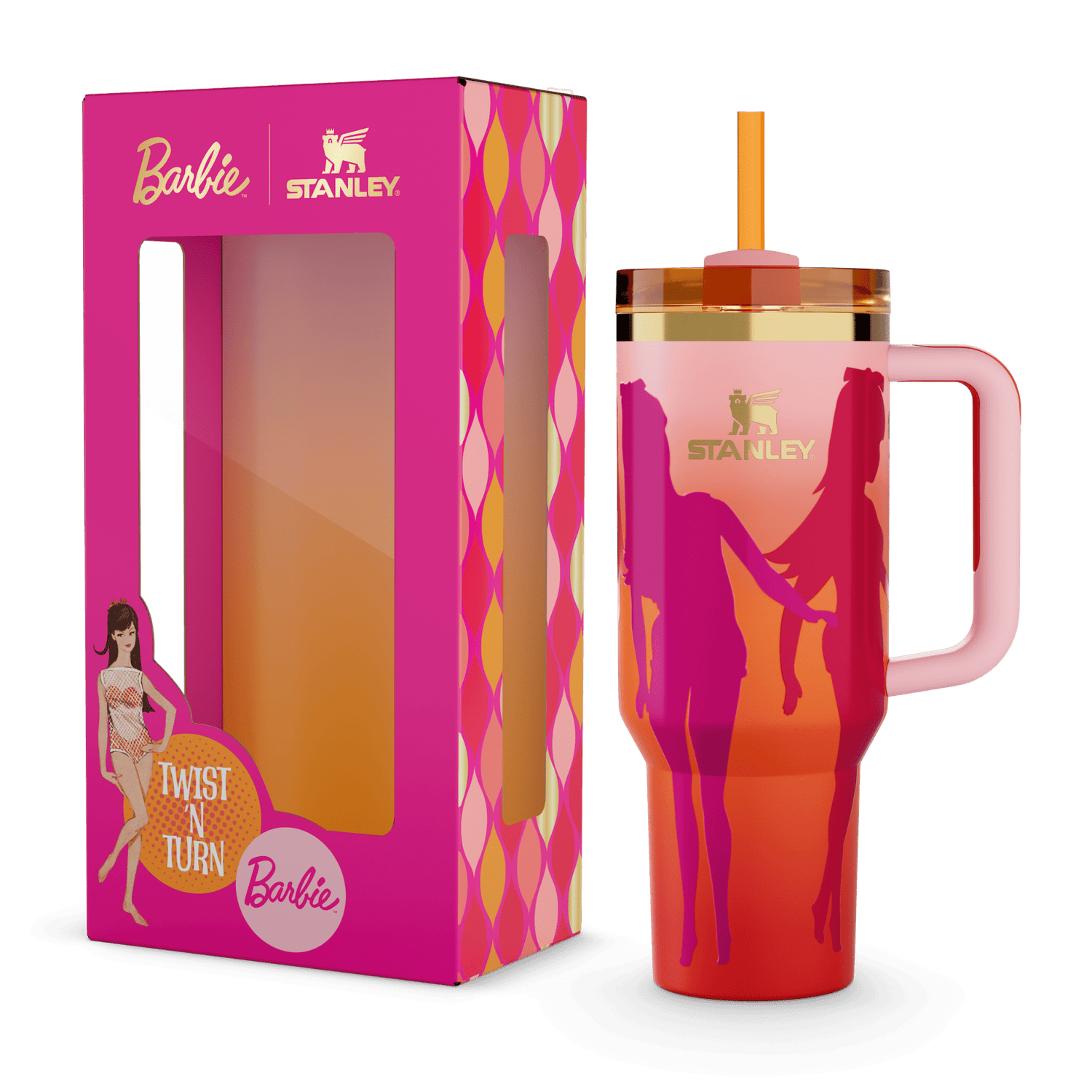 Stanley 1913 The Barbie™ x Stanley Icon Quencher 1.18L in 60's Twist and Turn | View 2