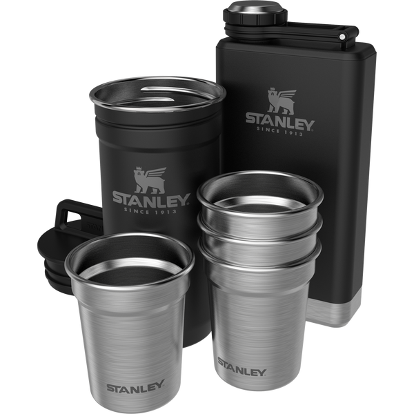 Adventure Pre-Party Shotglass + Flask Set | Stanley – Stanley 1913 Adventure Pre-Party Shotglass + Flask Set | Stanley – Stanley 1913