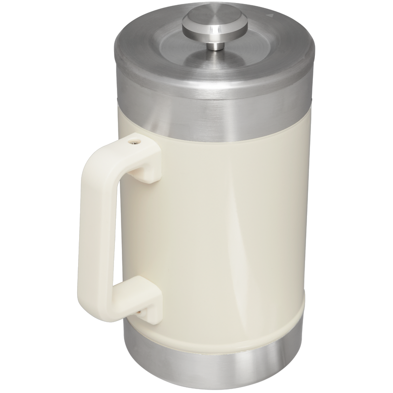 Stanley 1913 Classic Stay Hot French Press 1.4L en Cream Gloss | Detrás Ver