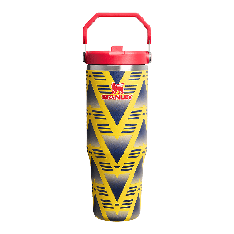 Stanley 1913 Stanley 1913 x Arsenal IceFlow™ Flip Straw 2.0 Tumbler 0.89L in Bruised Banana | Frontale Visualizza