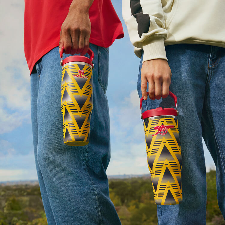 Stanley 1913 Stanley 1913 x Arsenal IceFlow™ Flip Straw 2.0 Tumbler in Bruised Banana