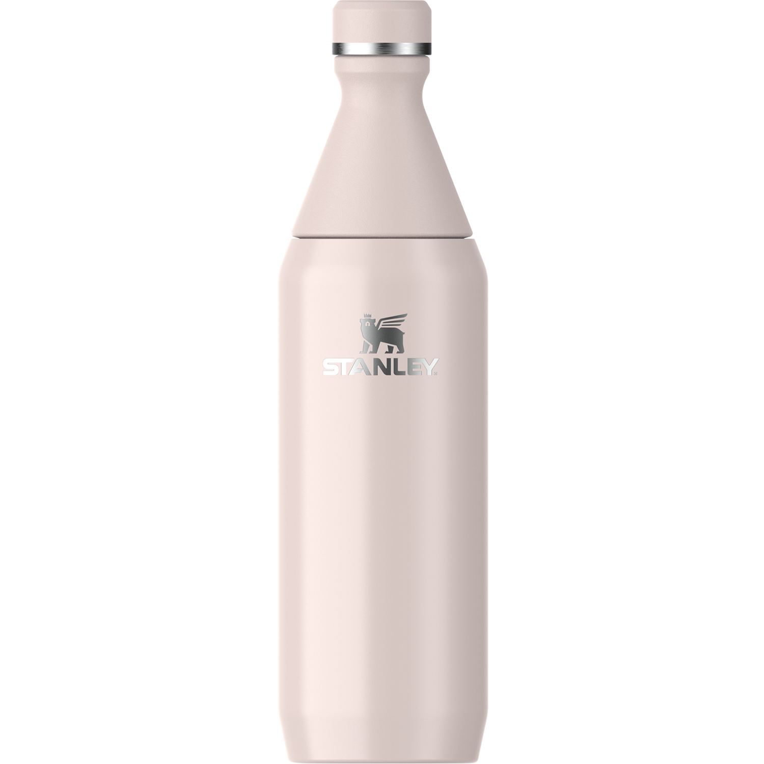 Stanley 1913 All Day Slim Bottle 0.59L in Rose Quartz | View 1