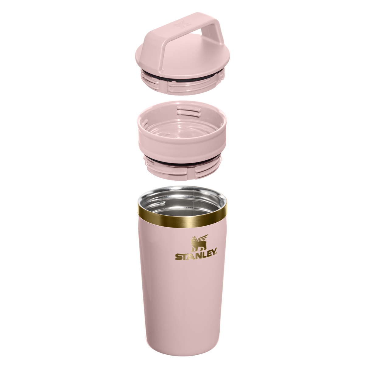 Stanley 1913 Café-To-Go Travel Mug 0.35L in Blossom Gloss | Querschnitt Anzeigen