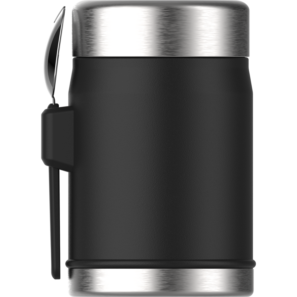 Stanley 1913 Legendary Food Jar + Spork 0.4L in Matte Black Pebble | View 3