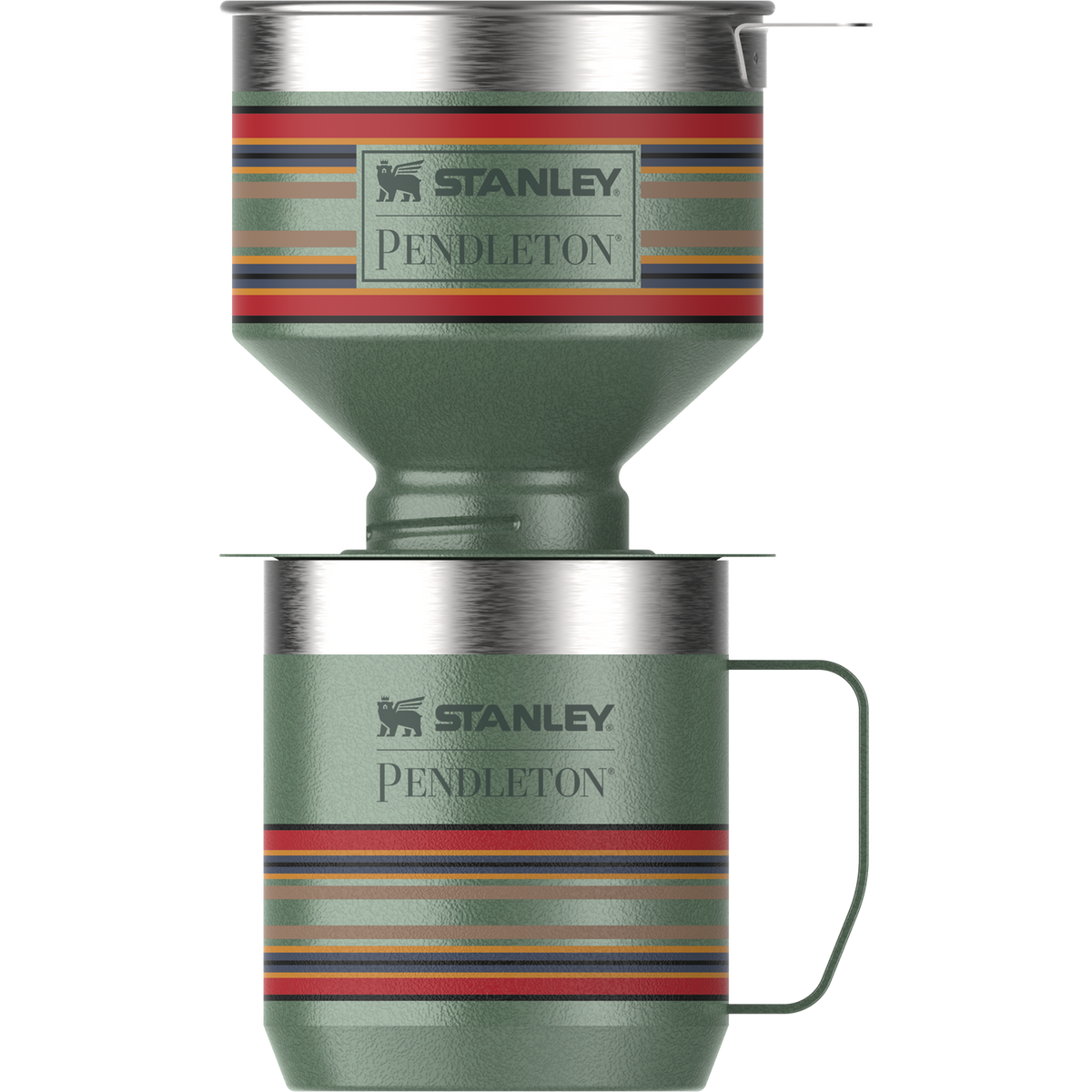 Pendleton Yakima Camp Stripes Perfect-Brew Pour Over Set | Stanley 1913 NL