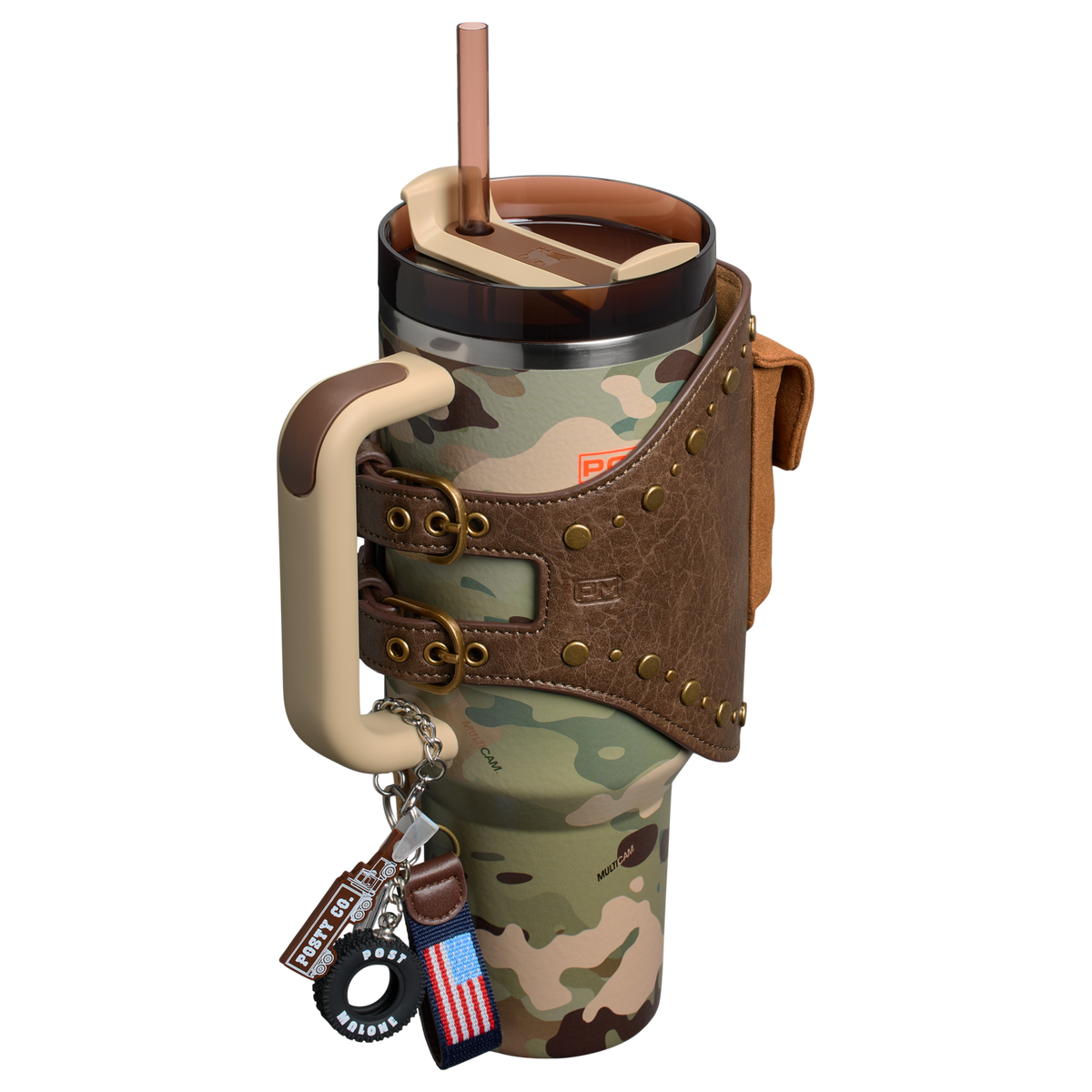 The Post Malone x Stanley Quencher H2.0 FlowState™ Tumbler with Country Belt | 1.2L