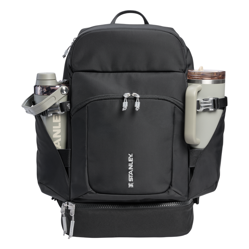 Stanley 1913 Vitalize™ Macro Method Backpack 29.2L in Black | Front Back View