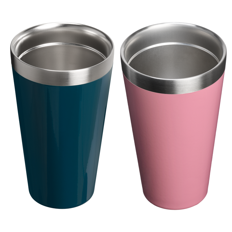 Stanley 1913 Stay Chill Stacking Pint (2x) 0.47L in Ponderosa Gloss/Port Shimmer | indietro Visualizza