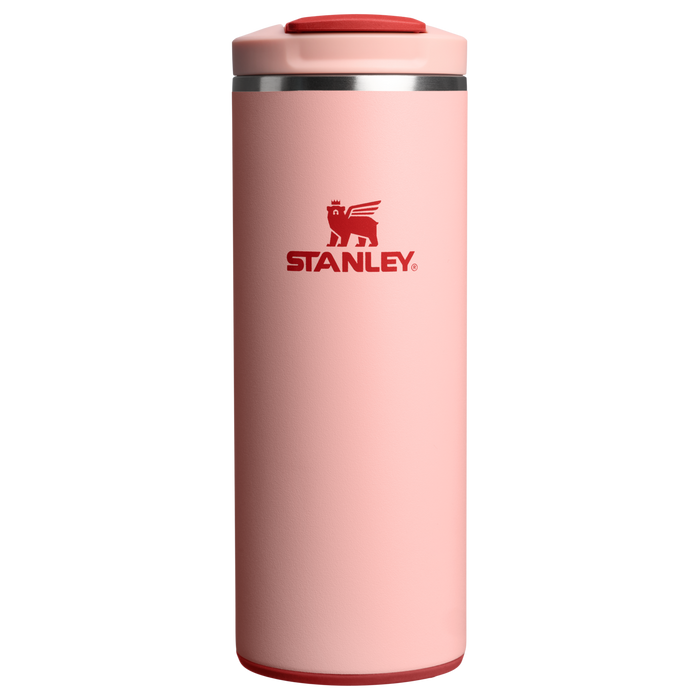 Stanley 1913 Transit Flip Top Mug 0.35L in Peach Rose | Front View