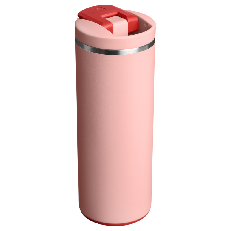 Stanley 1913 Transit Flip Top Mug 0.35L in Peach Rose | Back View