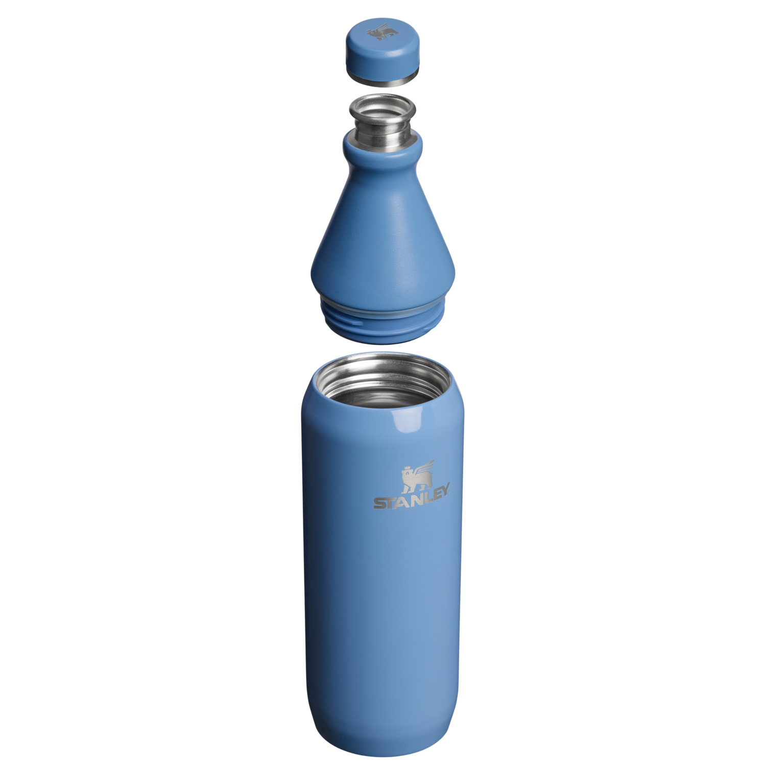 Stanley 1913 All Day Slim Bottle 0.59L in Blue Sky Gloss | View 2