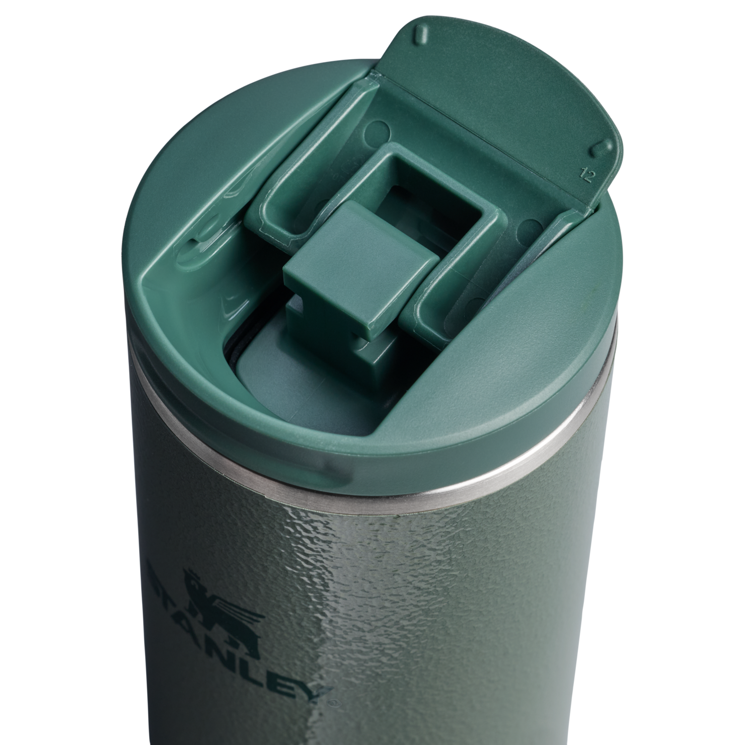Stanley 1913 Transit Flip Top Mug 0.35L in Hammertone Green | View 1