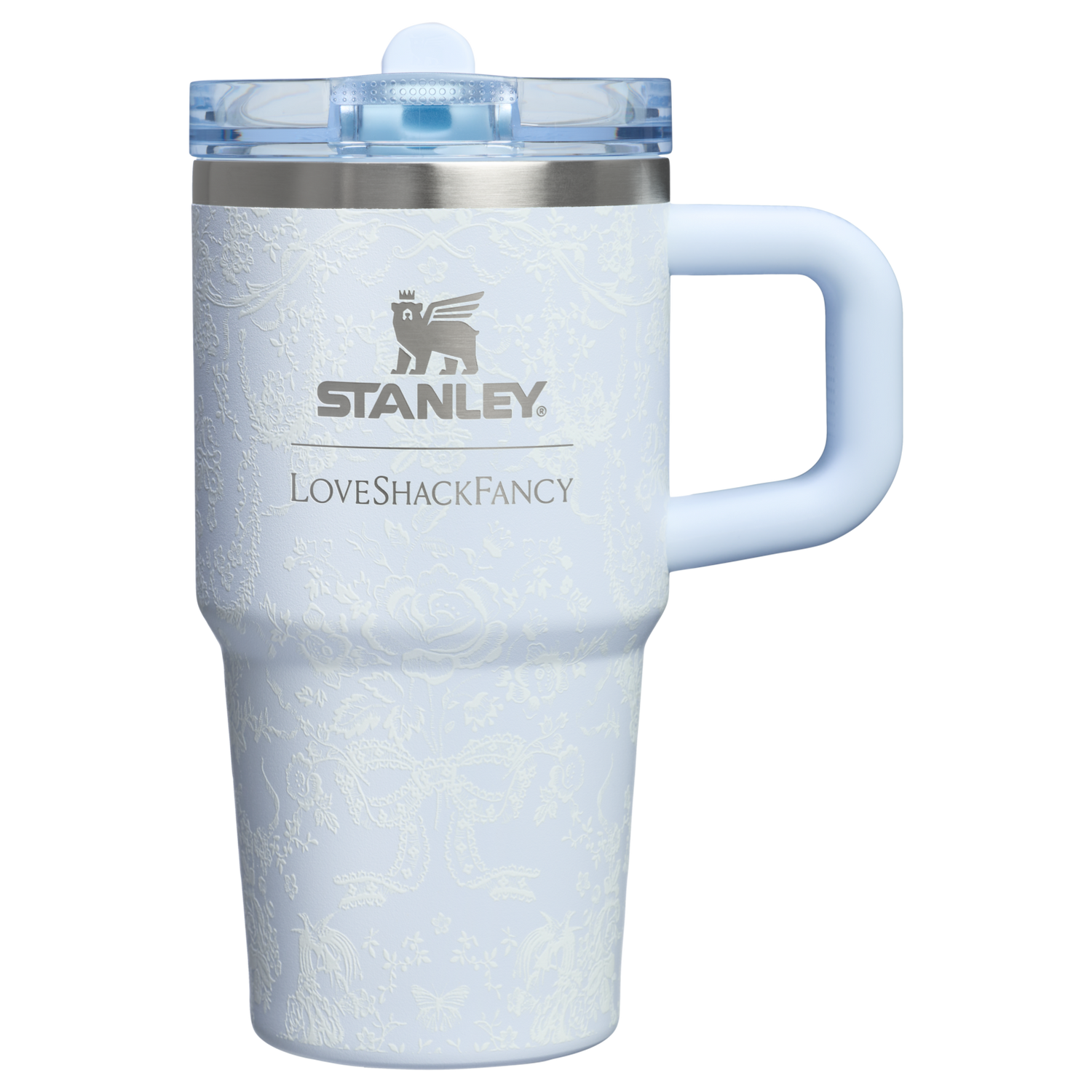 Stanley 1913 Stanley 1913 x LoveShackFancy Quencher® ProTour Tumbler 0.59L in Toscana Toile - Alpine Blue | View 1