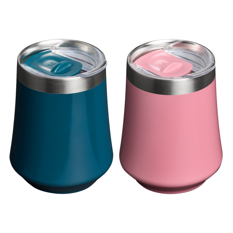 Stanley 1913 Reserve Wine Tumbler Gift Set 0.32L in Ponderosa Gloss/Port Shimmer | indietro Visualizza