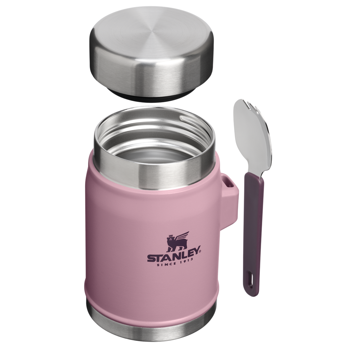 Stanley 1913 Legendary Food Jar + Spork 0.4L in Purple Smoke