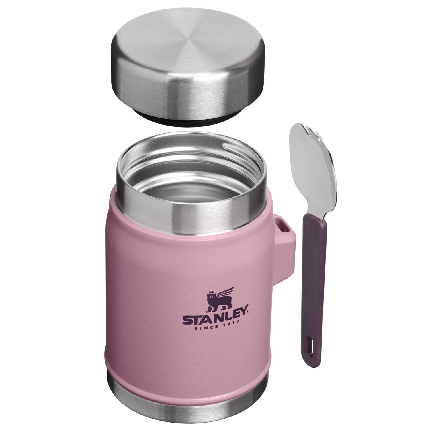 Stanley 1913 Legendary Food Jar + Spork 0.4L in Purple Smoke | View 2