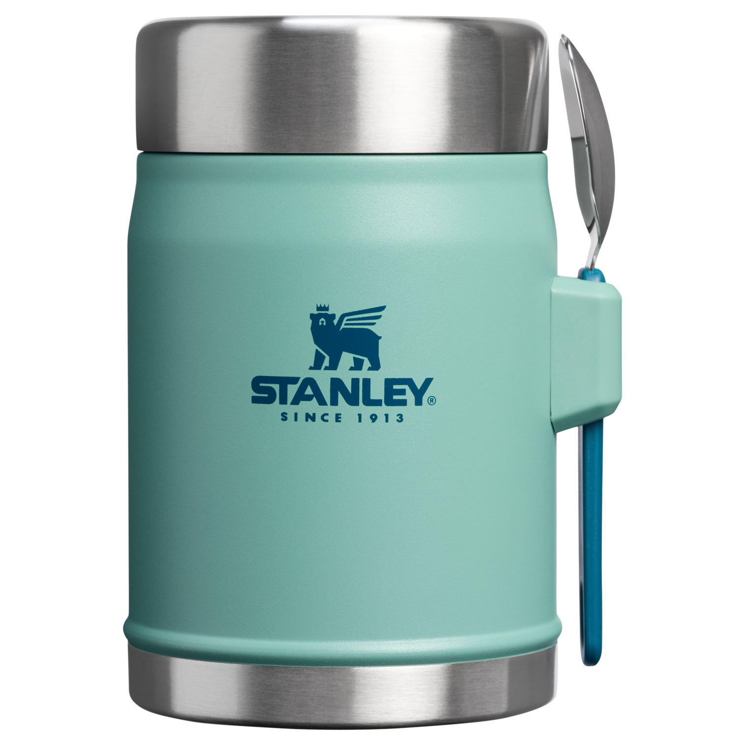Stanley The Easy Fill Wide Mouth Flask 0,23L Hammertone Green Stanley The Easy Fill Wide Mouth Flask 0,23L Hammertone Green