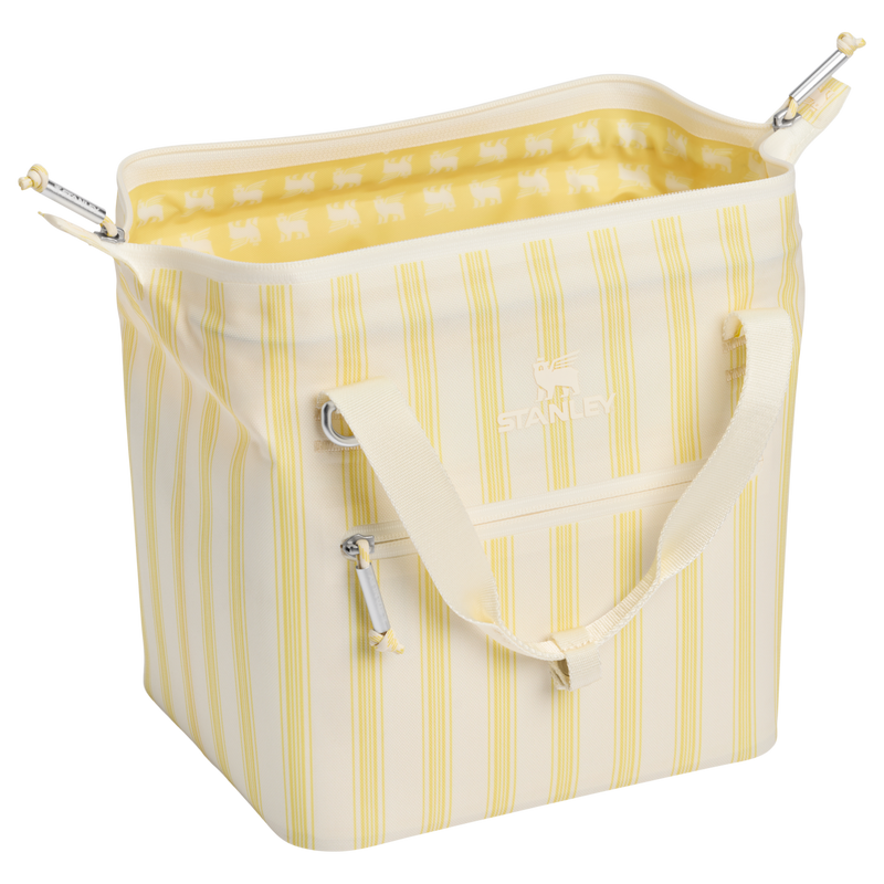 Stanley 1913 All-Day Julienne Mini Cooler 7L in Cream Picnic Stripe | Openen Bekijken