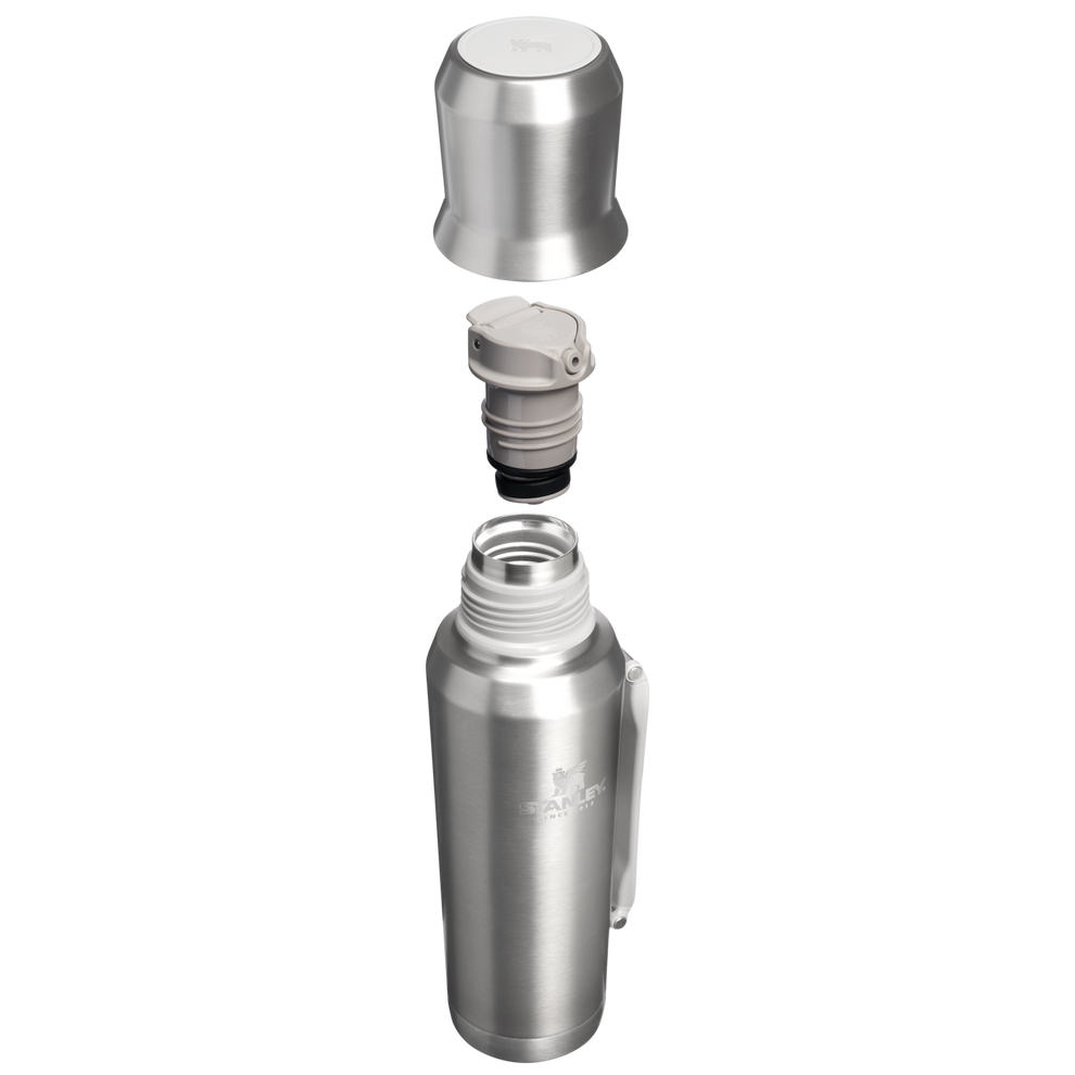 Stanley 1913 Ideal Mate Bottle 1.2L in Stainless Steel Ash