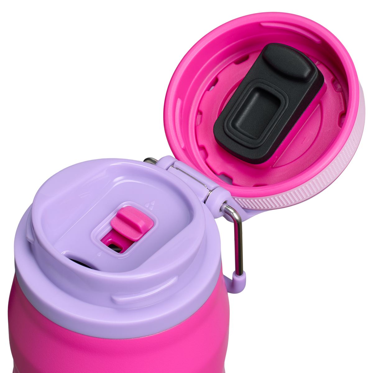 Stanley 1913 IceFlow™ Bottle Twist Flip 0.71L in Violet Blossom | Deckel im Detail anzeigen