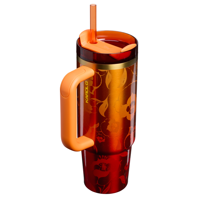 Stanley 1913 Stanley 1913 x Karol G Quencher® H2.0 FlowState™ Tumbler 0.89L in Karol G Flor | indietro Visualizza