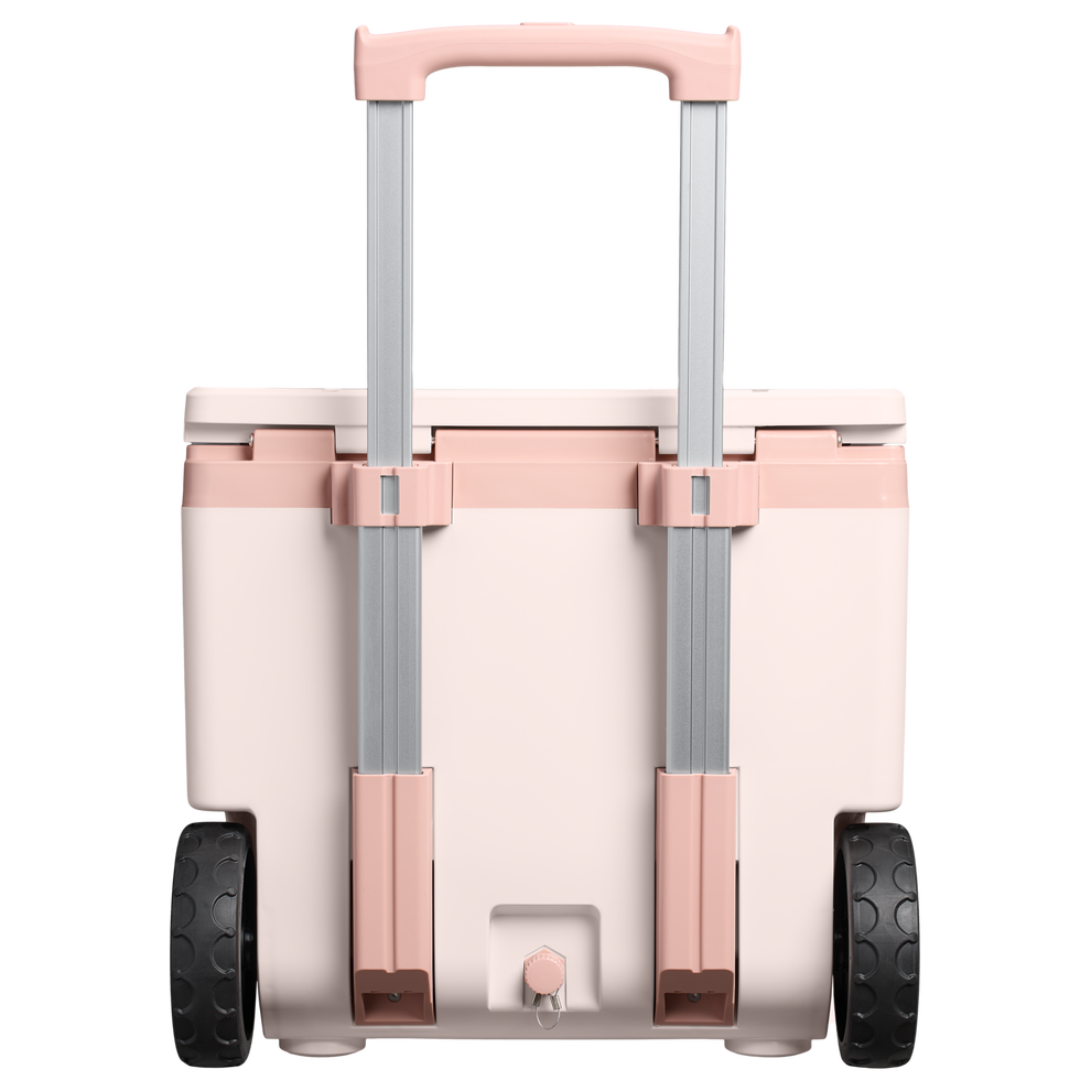 Stanley 1913 Cold-For-Days Wheeled Outdoor Cooler 47.3L in Rose Quartz