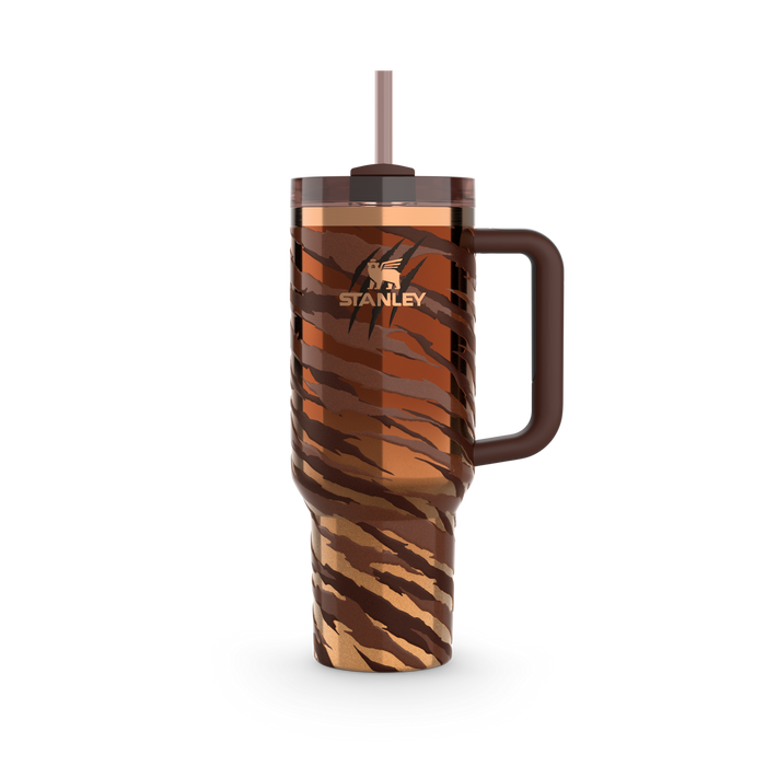 Stanley 1913 The Tyla Tyger Quencher H2.0 FlowState™ Tumbler 1.18L in Tyla Tyger | Front View