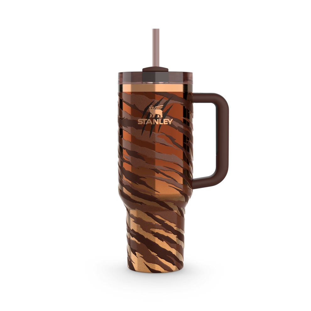 Stanley 1913 The Tyla Tyger Quencher H2.0 FlowState™ Tumbler 1.18L in Tyla Tyger | Front View