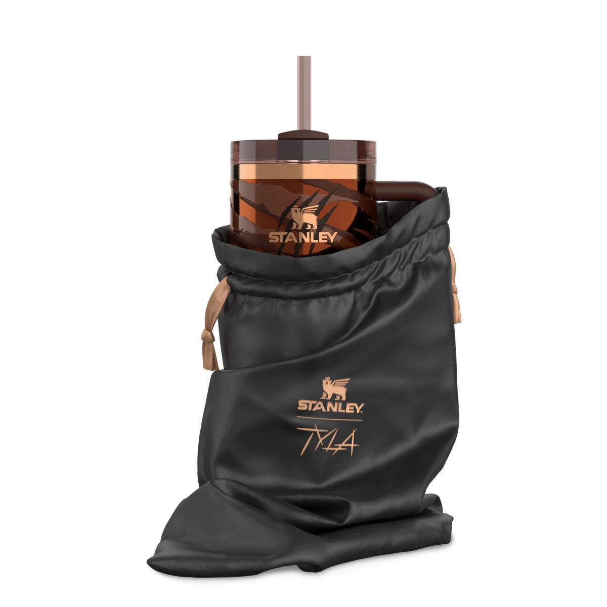 Stanley 1913 The Tyla Tyger Quencher H2.0 FlowState™ Tumbler 1.18L in Tyla Tyger | Front View