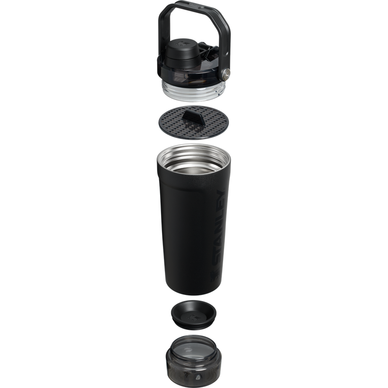 Stanley 1913 Vitalize™ Shaker Bottle 0.59L in Black 2.0 | Cross Section View
