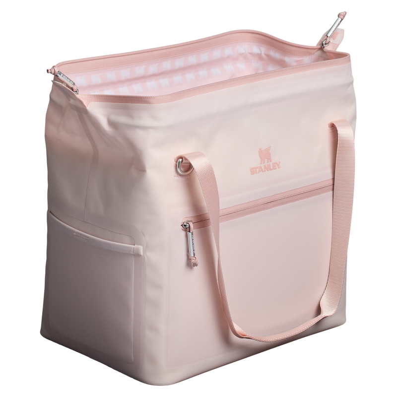 Stanley 1913 All-Day Julienne Max Cooler 18.9L in Rose Quartz | Open View