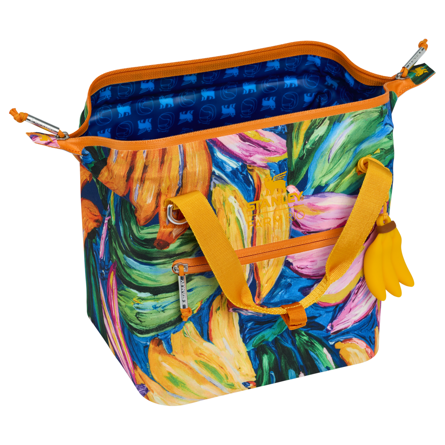 Stanley 1913 Stanley 1913 x FARM Rio All-Day Julienne Mini Cooler 7L in Farm Rio Painted Bananas | View 4