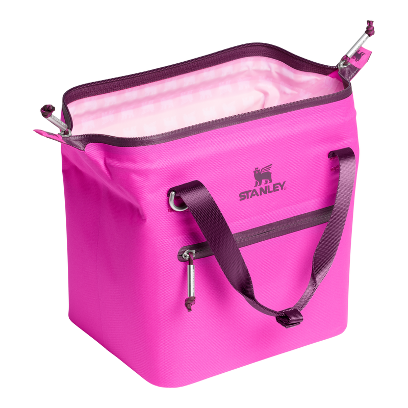 Stanley 1913 All-Day Julienne Mini Cooler 7L in Violet Blossom | Open View
