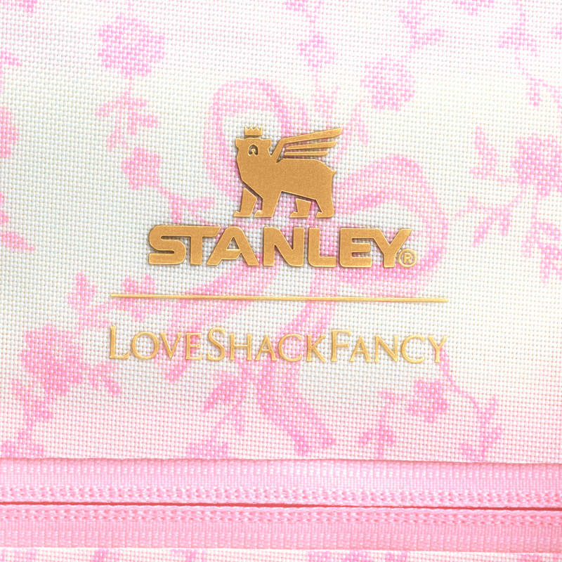 Stanley 1913 Stanley 1913 x LoveShackFancy All-Day Madeleine Mini Soft Cooler 13.2L in Coquette Bow - Chantilly | Back Detailed View