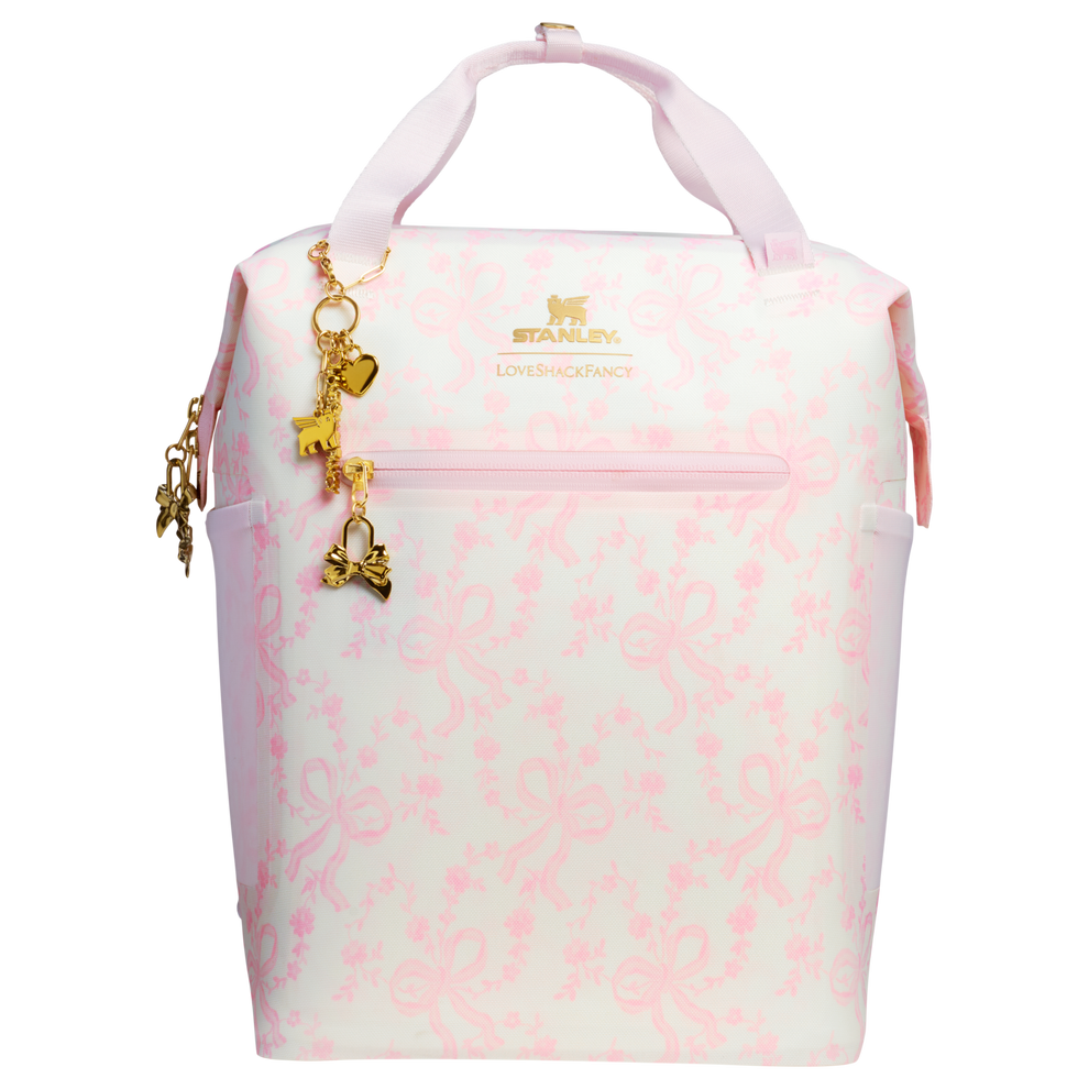 Stanley 1913 Stanley 1913 x LoveShackFancy Madeleine Mini Backpack Soft Cooler in Coquette Bow - Chantilly