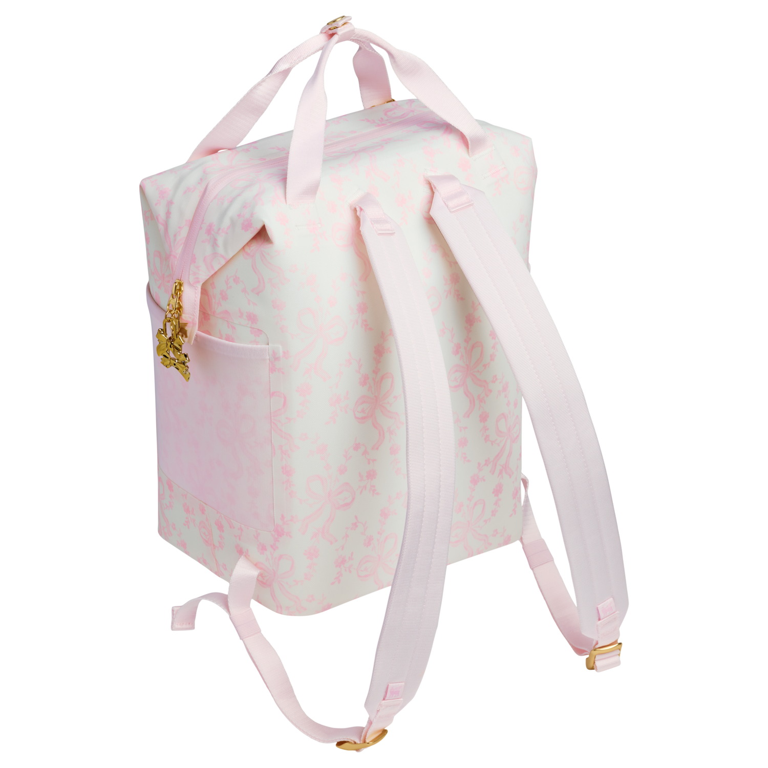 Stanley 1913 Stanley 1913 x LoveShackFancy Madeleine Mini Backpack Soft Cooler in Coquette Bow - Chantilly | View 2