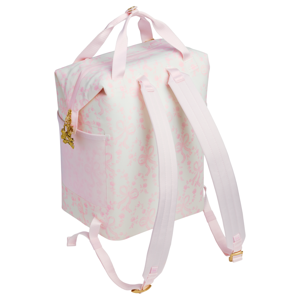 Stanley 1913 Stanley 1913 x LoveShackFancy Madeleine Mini Backpack Soft Cooler in Coquette Bow - Chantilly
