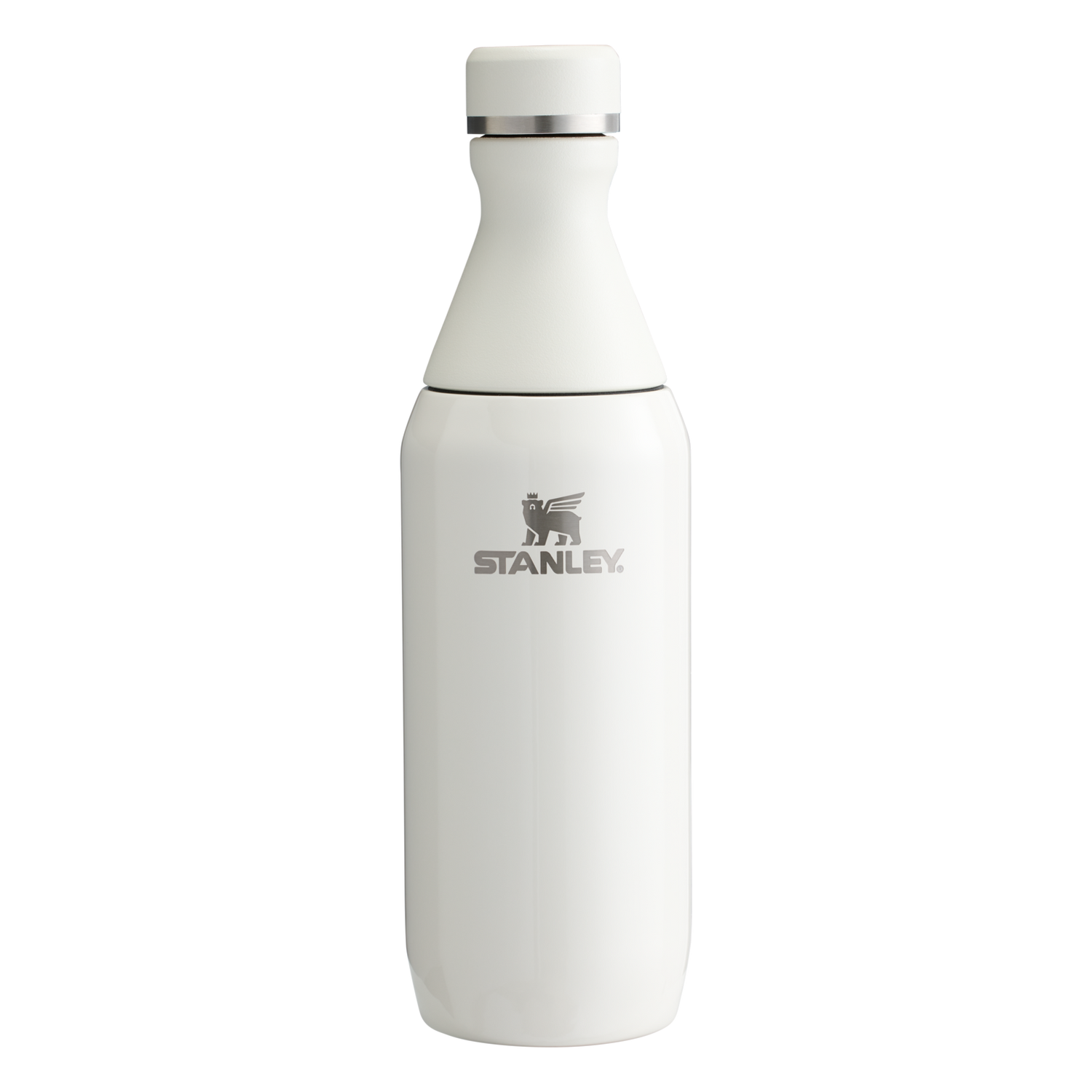 Stanley 1913 All Day Slim Bottle 0.35L in Cream Gloss | View 1