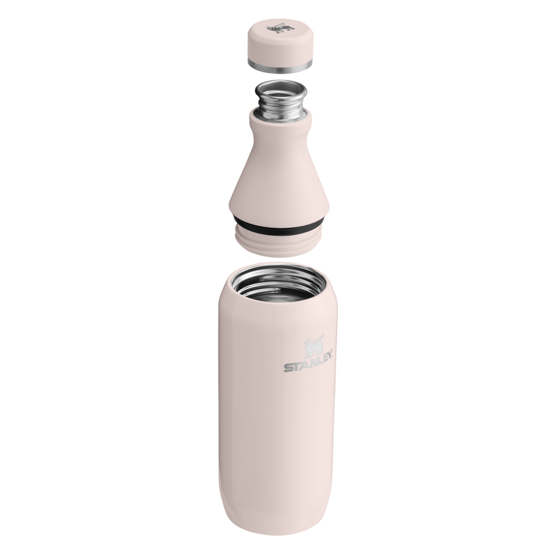 Stanley 1913 All Day Slim Bottle 0.35L in Rose Quartz Gloss | Doorsnede Bekijken