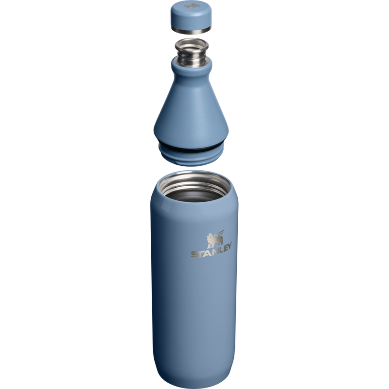 Stanley 1913 All Day Slim Bottle 0.59L in Indigo Gloss | Weergave Doorsnede