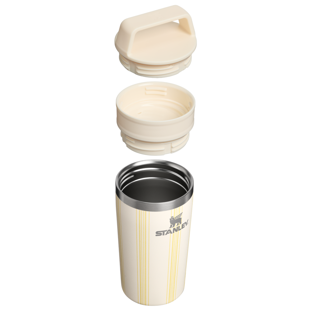 Stanley 1913 Café-To-Go Travel Mug 0.35L in Cream Picnic Stripe