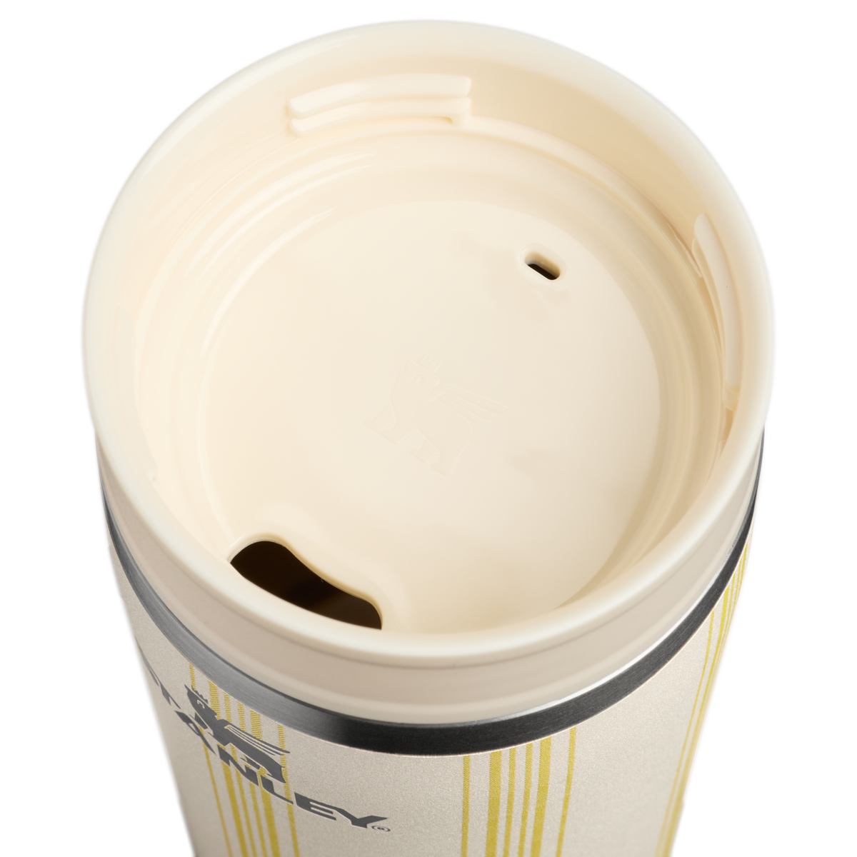 Stanley 1913 Café-To-Go Travel Mug 0.35L in Cream Picnic Stripe