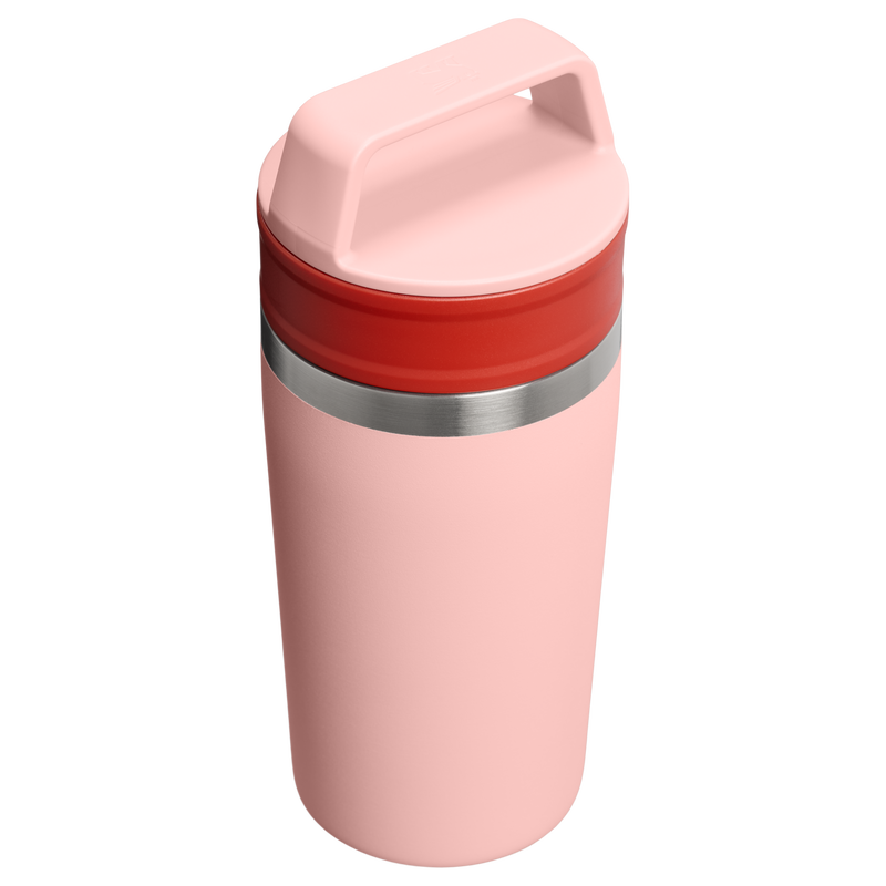 Stanley 1913 Café-To-Go Travel Mug 0.35L in Peach Rose | Back View