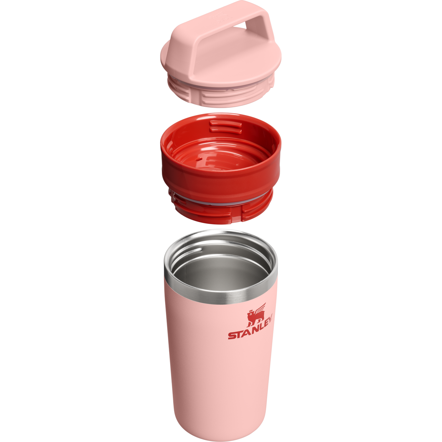 Stanley 1913 Café-To-Go Travel Mug 0.35L in Peach Rose | View 3