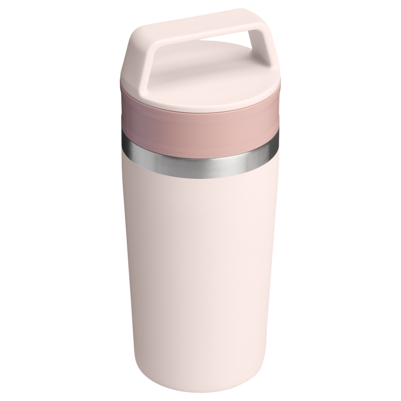 Stanley 1913 Café-To-Go Travel Mug 0.47L in Rose Quartz | Back View