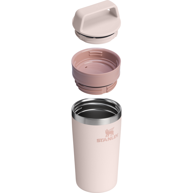 Stanley 1913 Café-To-Go Travel Mug 0.47L in Rose Quartz | Cross Section View
